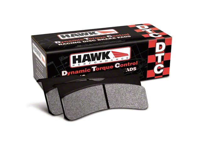 Hawk Performance DTC-70 Brake Pads; Rear Pair (06-14 Charger SRT8; 15-18 Charger SRT 392; 17-18 Charger Daytona 392, R/T 392; 15-23 Charger R/T Scat Pack, Scat Pack, SRT Hellcat; 19-23 Charger GT w/ Brembo Brakes, R/T w/ Brembo Brakes)