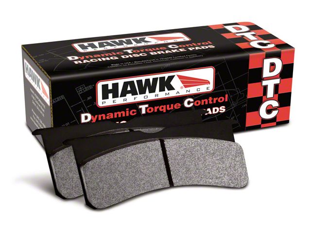 Hawk Performance DTC-80 Brake Pads; Rear Pair (06-14 Charger SRT8; 15-18 Charger SRT 392; 17-18 Charger Daytona 392, R/T 392; 15-23 Charger R/T Scat Pack, Scat Pack, SRT Hellcat; 19-23 Charger GT w/ Brembo Brakes, R/T w/ Brembo Brakes)