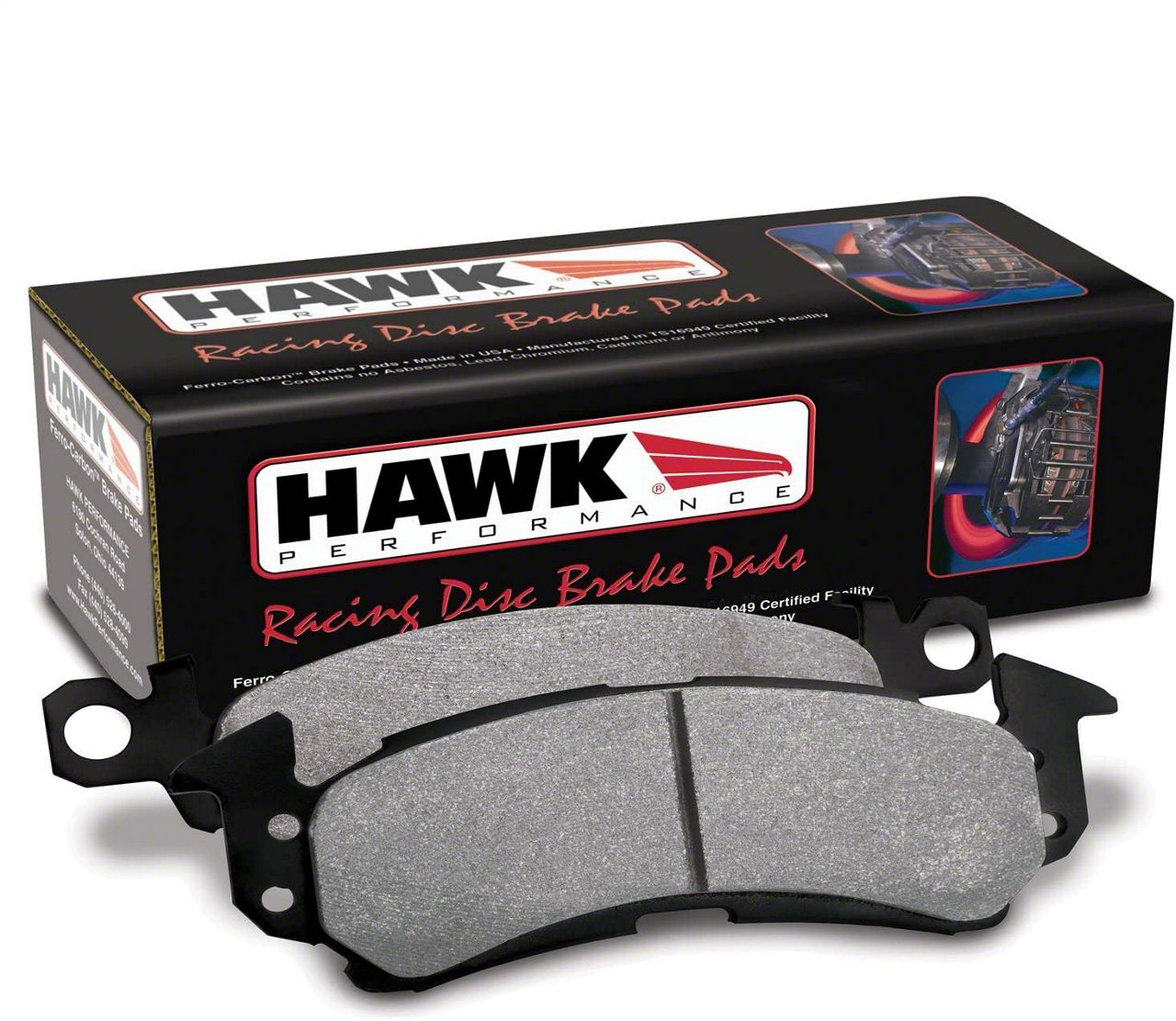 Hawk Performance Charger HP Plus Brake Pads; Front Pair HB509N.678 (06