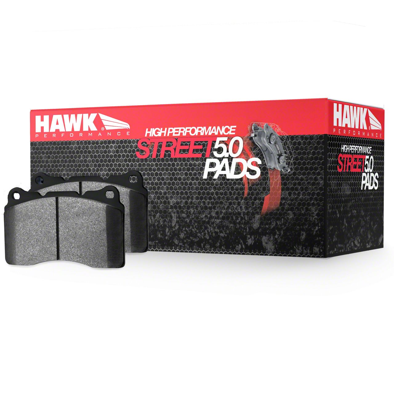 Hawk Performance Charger HPS 5.0 Brake Pads; Front Pair HB563B.656
