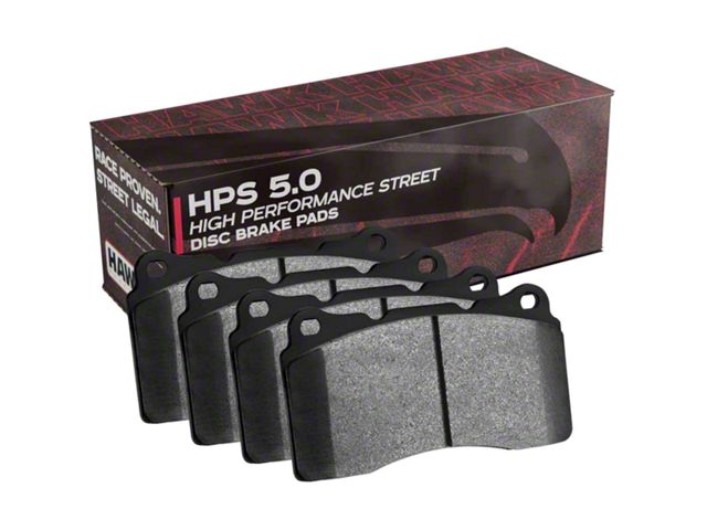 Hawk Performance HPS 5.0 Brake Pads; Rear Pair (06-08 Charger w/ Heavy Duty Brakes)