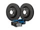 Hawk Performance Talon Cross-Drilled and Slotted Brake Rotor and HPS Pad Kit; Rear (06-16 Charger w/ 12.60-Inch Vented Rear Rotors)