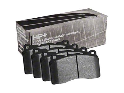 Hawk Performance HP Plus Brake Pads; 1-Piece; Front Pair (06-08 Corvette C6 Z06)