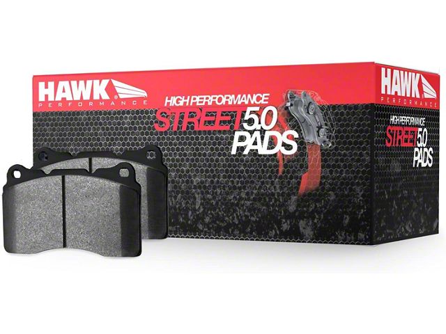 Hawk Performance HPS 5.0 Brake Pads; Rear Pair (97-04 Corvette C5; 05-13 Corvette C6 Base)