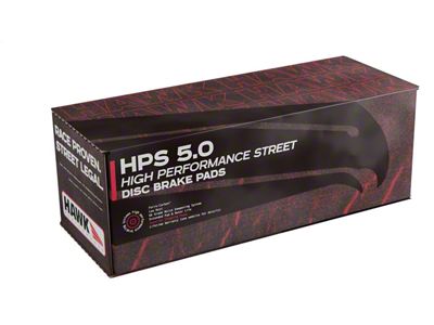 Hawk Performance HPS 5.0 Brake Pads; Rear Pair (20-25 Corvette C8 Base)