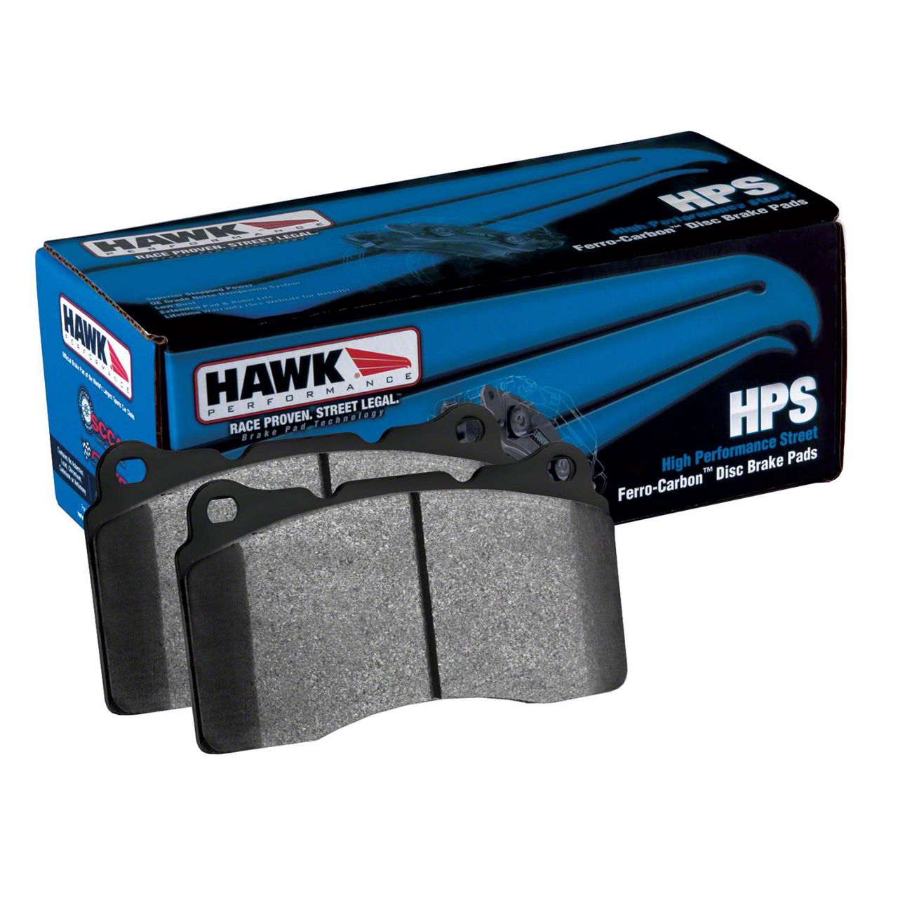 Hawk Brake Pads HB658F570 Performance Street Front Corvette Hawk Brake Pads HB658F570 Performance Street Front Corvette