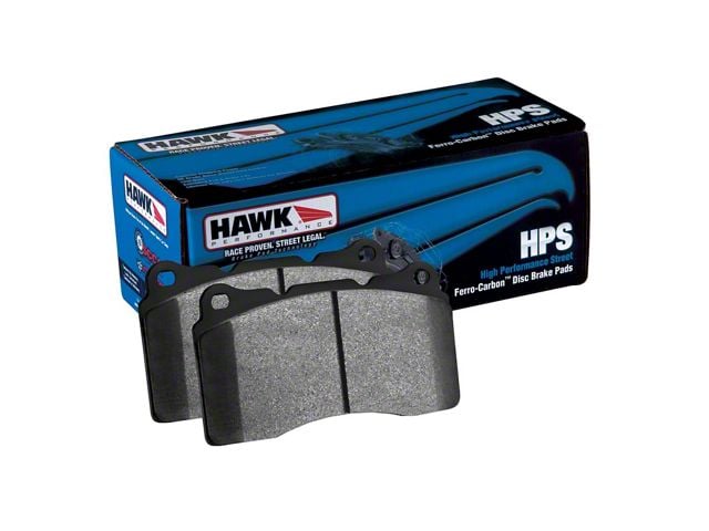Hawk Performance HPS Brake Pads; 1-Piece; Front Pair (06-08 Corvette C6 Z06)
