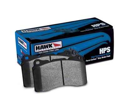 Hawk Performance HPS Brake Pads; Front Pair (09-13 Corvette C6 ZR1; 12-13 Corvette C6 Z06 w/ Carbon Ceramic Brakes; 15-19 Corvette C7 Grand Sport & Z06 w/ Z07 Brake Package)