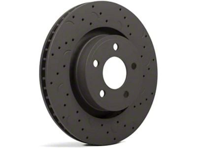 Hawk Performance Talon Cross-Drilled and Slotted Rotors; Front Pair (05-13 Corvette C6 Base w/ Standard Brake Package)