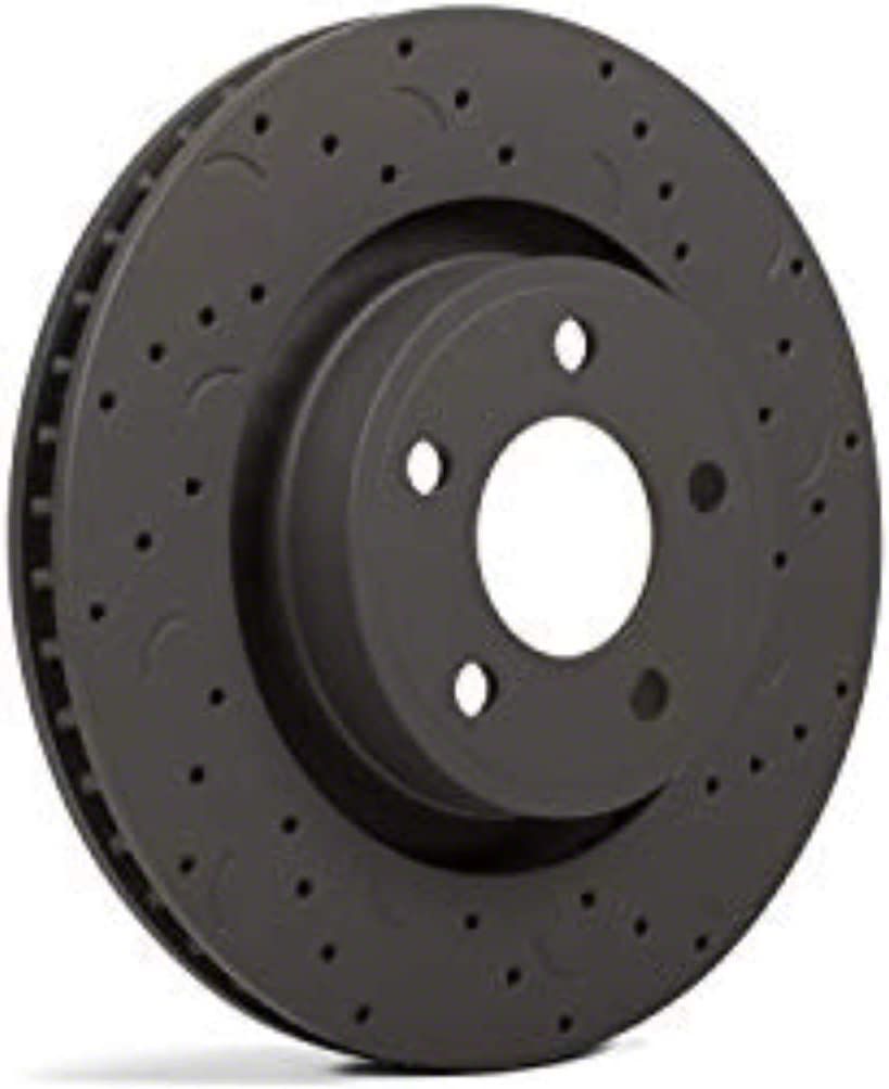 Hawk Performance Slotted-Only Vented Front Brake Rotor Set | Chevrolet Corvette 1997–2004 (HTS4167)
