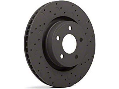 Hawk Performance Talon Cross-Drilled and Slotted Rotors; Front Pair (97-04 Corvette C5)