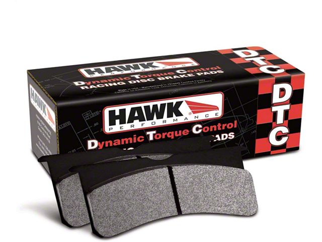 Hawk Performance DTC-30 Brake Pads; Rear Pair (15-20 Mustang GT350)
