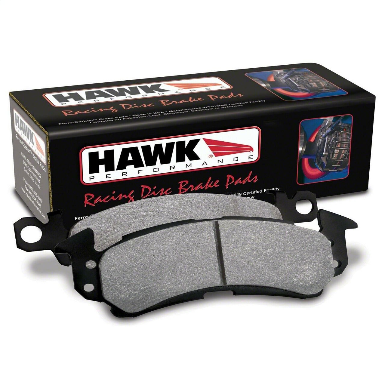 Hawk Performance Mustang HP Plus Brake Pads; Rear Pair