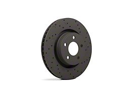 Hawk Performance Talon Cross-Drilled and Slotted Rotors; Front Pair (94-04 Mustang Cobra, Bullitt, Mach 1)