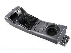 6-Speed Upper Console/Shifter Plate Assembly; Complete; Graphite (97-99 Camaro)