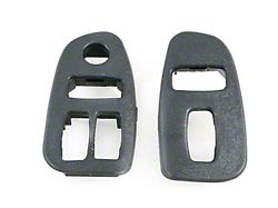 Power Switch Trim Bezels; Graphite Gray (97-99 Camaro)