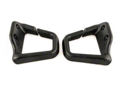 Seat Belt Shoulder Guides; Ebony (93-02 Camaro Convertible)