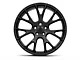 Hellcat Style Satin Black Wheel; 20x9 (08-23 RWD Challenger)