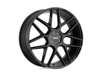 HELO HE912 Gloss Black Wheel; 18x8 (2024 Mustang EcoBoost w/o Performance Pack)