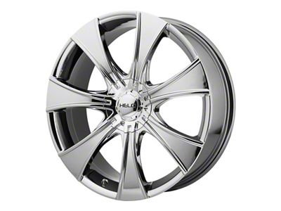 HELO HE874 Chrome Wheel; 20x8.5; 42mm Offset (08-23 RWD Challenger, Excluding Widebody)
