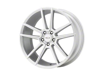 HELO HE911 Silver Machined Wheel; 18x8 (17-23 AWD Challenger)