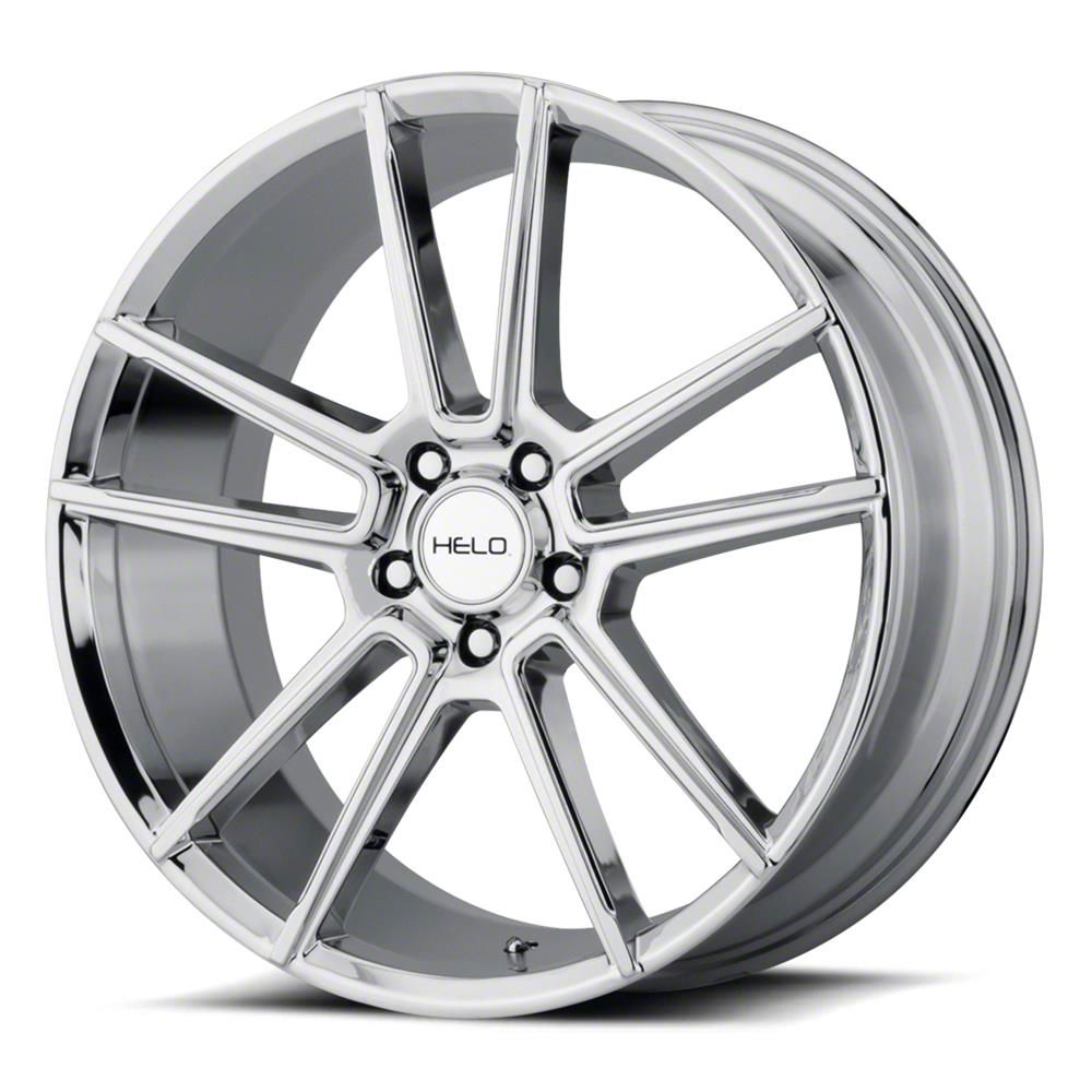 HELO Mach-E HE911 Chrome Wheel; 18x8; 40mm Offset HE91188045240 (21-26 ...