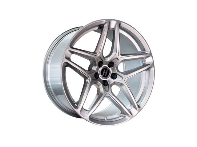 Heritage Wheel EBISU MonoC Silver Wheel; 18x9.5 (05-09 Mustang GT, V6)