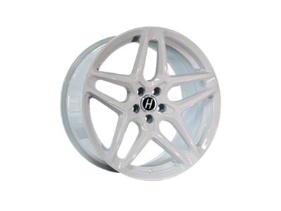 Heritage Wheel EBISU MonoC White Wheel; 18x8.5 (05-09 Mustang GT, V6)