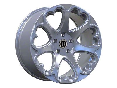 Heritage Wheel KOKORO MONOC Silver Wheel; 18x8.5 (05-09 Mustang GT, V6)