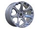 Heritage Wheel KOKORO MONOC Silver Wheel; 18x9.5 (06-10 RWD Charger)