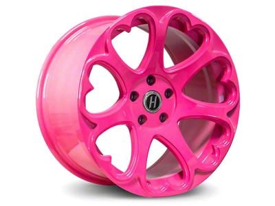 Heritage Wheel KOKORO MONOC Pink Wheel; 18x9.5 (10-15 Camaro LS, LT)