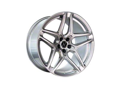 Heritage Wheel EBISU MonoC Silver Wheel; 18x9.5 (10-14 Mustang GT w/o Performance Pack, V6)