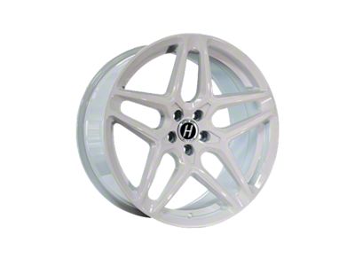 Heritage Wheel EBISU MonoC White Wheel; 18x8.5 (10-14 Mustang GT w/o Performance Pack, V6)