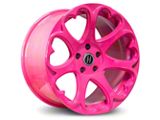 Heritage Wheel KOKORO MONOC Pink Wheel; 18x8.5; 35mm Offset (10-14 Mustang GT w/o Performance Pack, V6)