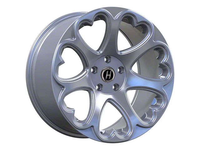 Heritage Wheel KOKORO MONOC Silver Wheel; 18x8.5 (10-14 Mustang GT w/o Performance Pack, V6)