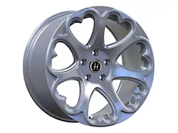 Heritage Wheel KOKORO MONOC Silver Wheel; 18x8.5 (10-14 Mustang GT w/o Performance Pack, V6)