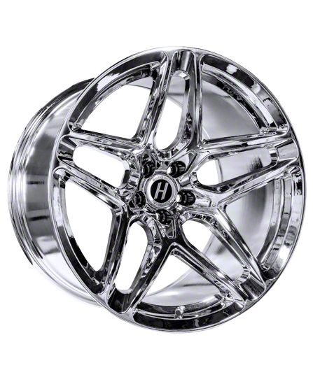 Mustang EBISU MonoC Chrome Wheel; 20x9; 25mm Offset (24-25