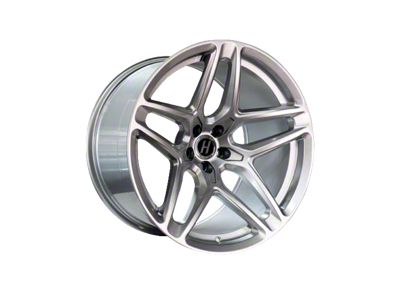 Heritage Wheel EBISU MonoC Silver Wheel; 18x9.5; 22mm Offset (16-24 Camaro LS, LT)