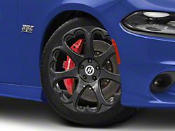 KOKORO Black Wheel; 20x9; 25mm Offset (11-23 RWD Charger, Excluding Widebody)
