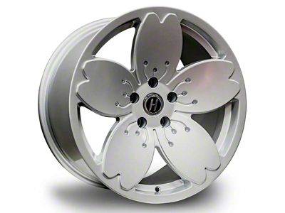 Heritage Wheel SAKURA Silver Wheel; 18x9.5 (11-23 RWD Charger, Excluding Widebody)