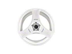 BUSHIDO MonoC White Wheel; 18x9.5; 38mm Offset (21-25 Mustang Mach-E, Excluding GT)