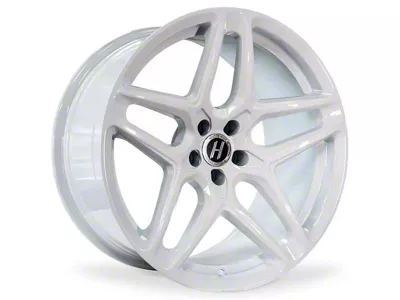Heritage Wheel EBISU MonoC White Wheel; 19x8.5; 35mm Offset (24-25 Mustang)