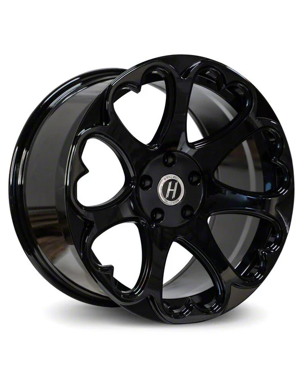 Mustang KOKORO Black Wheel; 20x9; 25mm Offset (24-26 Mustang