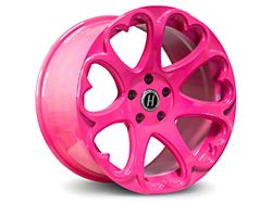 Heritage Wheel KOKORO MONOC Pink Wheel; 18x8.5; 35mm Offset (15-23 Mustang EcoBoost w/o Performance Pack, V6)