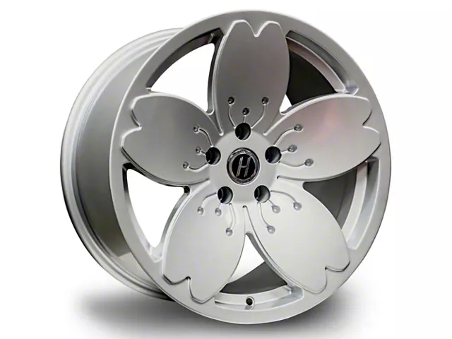 Heritage Wheel SAKURA Silver Wheel; 18x9.5 (99-04 Mustang)