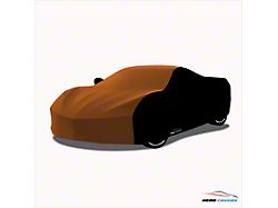 Hero Covers Two-Tone Indoor Car Cover; Orange/Black (Universal; Some Adaptation May Be Required)