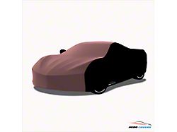 Hero Covers Two-Tone Indoor Car Cover; Pink/Black (Universal; Some Adaptation May Be Required)