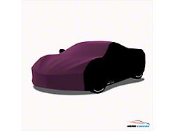 Hero Covers Two-Tone Indoor Car Cover; Purple/Black (Universal; Some Adaptation May Be Required)
