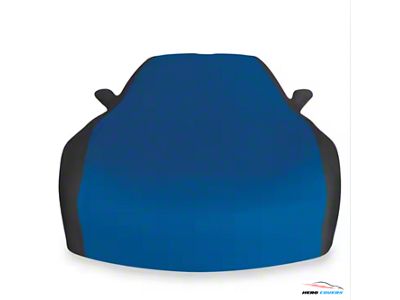 Hero Covers Two-Tone Indoor Car Cover; Blue/Black (Universal; Some Adaptation May Be Required)