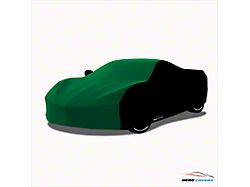 Hero Covers Two-Tone Indoor Car Cover; Green/Black (Universal; Some Adaptation May Be Required)